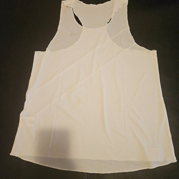 NWT Tracksmith Strata womens singlet size Large in White - Picture 2 of 3